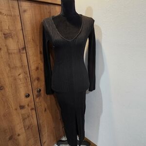 NWT Black Altar'd State BlackSweater Dress - Medium